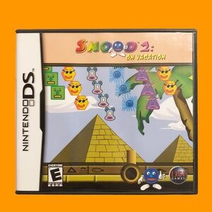 Snood 2 on Vacation Nintendo DS CIB Video Game  2005